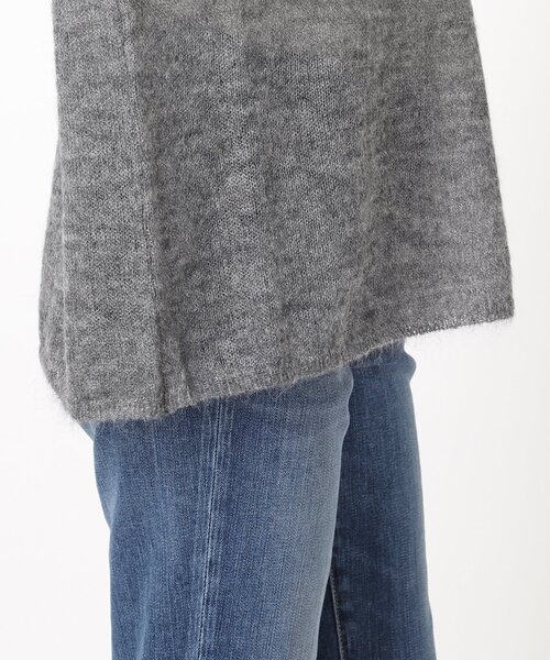 Spick＆Span ニット ルーズモヘヤMIXボートネックニット