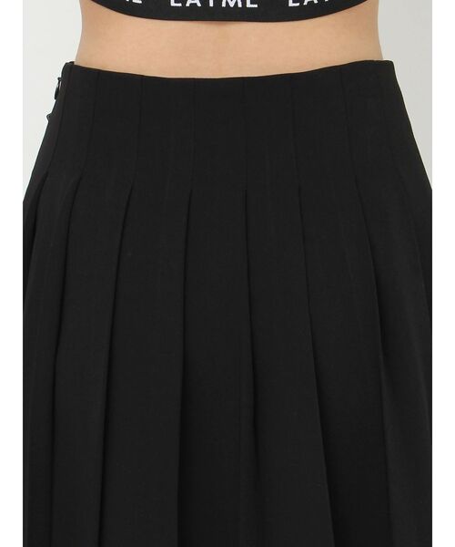 ベルテッドプリーツスカート - ブラック - レディース | H&M JP