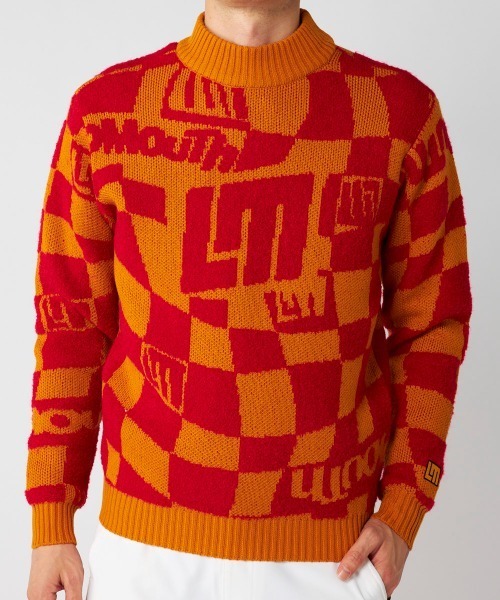 LOUDMOUTH ニット セーター ベージュ セーター ニット LOUDMOUTH/ラウドマウス ゴルフウェア ブランド