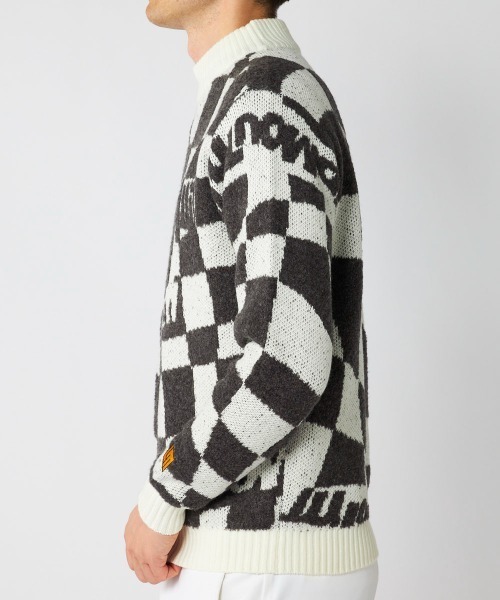 LOUDMOUTH ニット セーター ベージュ セーター ニット LOUDMOUTH/ラウドマウス ゴルフウェア ブランド