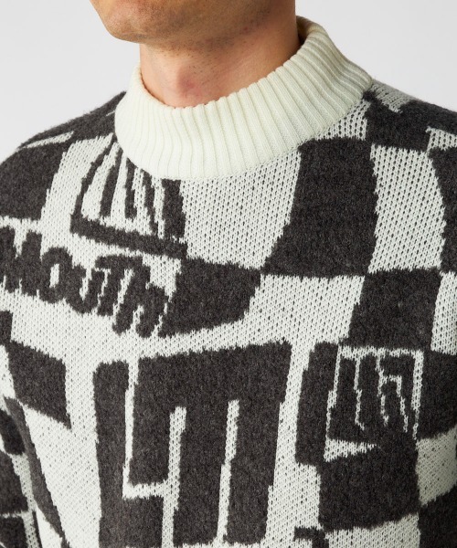 LOUDMOUTH ニット セーター ベージュ セーター ニット LOUDMOUTH/ラウドマウス ゴルフウェア ブランド