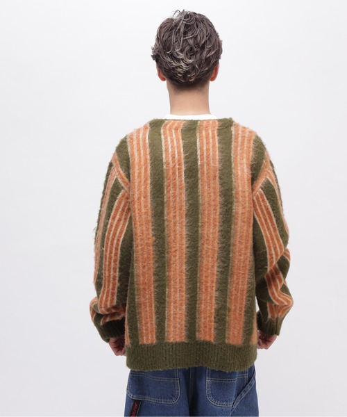 AVIREX（アヴィレックス） カーディガン STRIPE KNIT CARDIGAN