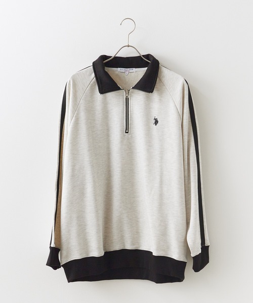 スウェット U.S. POLO ASSN. SETUP7｜U.S. POLO ASSN./【別注】ワンポイントロゴ ダブル