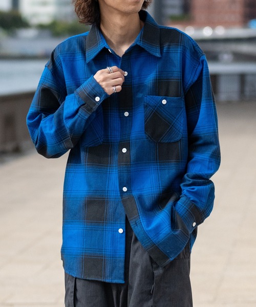 JOHN'S CLOSET シャツ 「q」ヘビーネルチェックシャツ メンズ