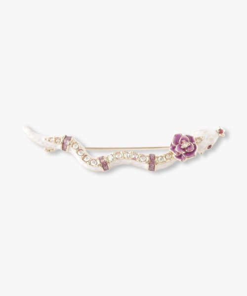 アナスイ　ブローチ　ヘビ ANNA SUI ブローチ へびモチーフ レディース : ZOZOTOWN Yahoo