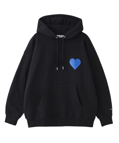 パーカー BIG HEART SWEAT HOODIE レディース