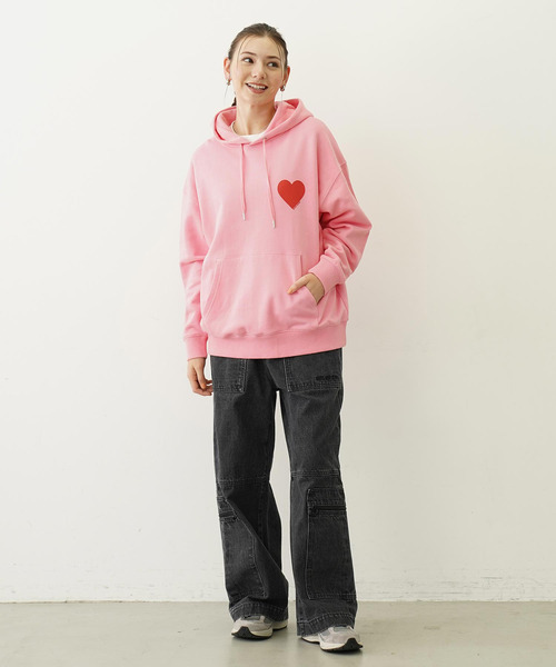 MILKFED.（ミルクフェド） パーカー BIG HEART SWEAT HOODIE