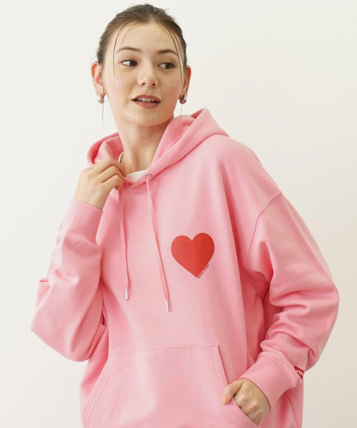 MILKFED.（ミルクフェド） パーカー BIG HEART SWEAT HOODIE