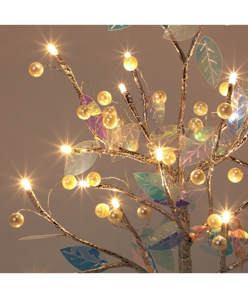 Francfranc（フランフラン） インテリア パールライト LEDツリー 45cm