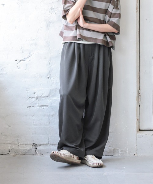 Soulberry　ワイドパンツ よこがおワイドパンツ（その他パンツ）｜soulberry（ソウル