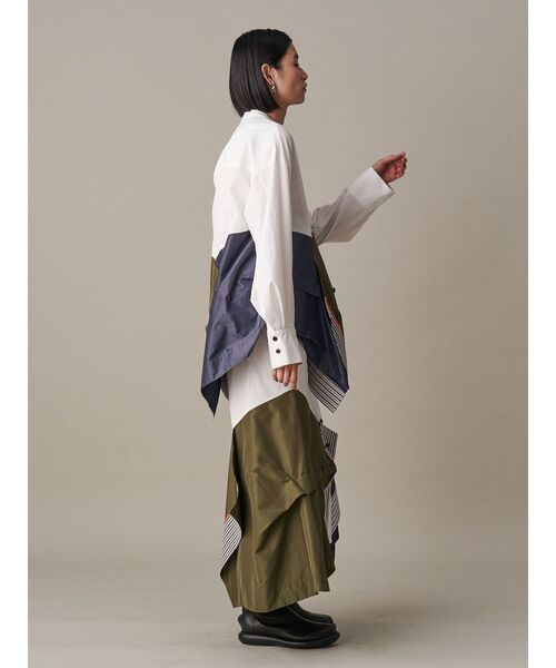 UN3D.（アンスリード） ブラウス シャツ W WRAP SH / ダブルラップ