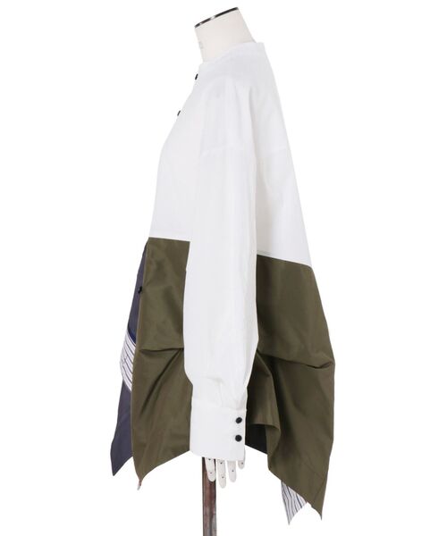 UN3D. ブラウス シャツ W WRAP SH / ダブルラップシャツ