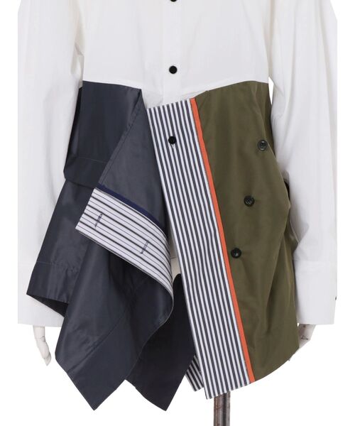 UN3D.（アンスリード） ブラウス シャツ W WRAP SH / ダブルラップ