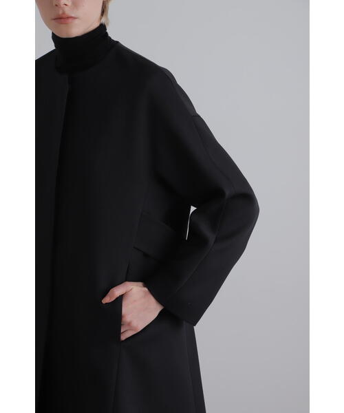 LE PHIL（ル フィル） ノーカラーコート コート カルゼマトラッセ