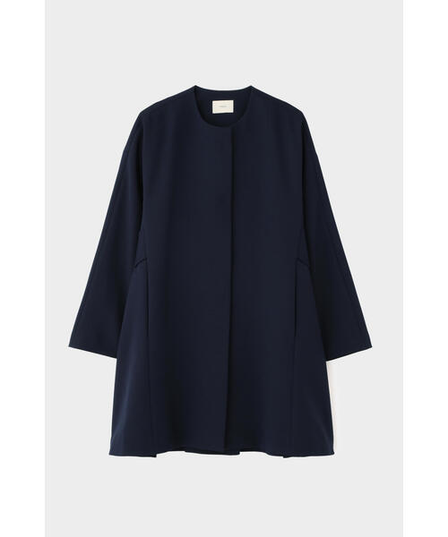 LE PHIL（ル フィル） ノーカラーコート コート カルゼマトラッセ