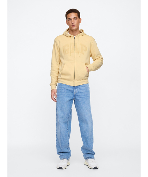 パーカー 「UNISEX/セットアップ対応」ロゴジップフーディ レディース メンズ BROKEN BASE パーカー スモールロゴジップフーディセットアップ