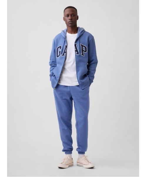 GAP（ギャップ） パーカー 裏起毛 リラックス GAPロゴ ジップアップ