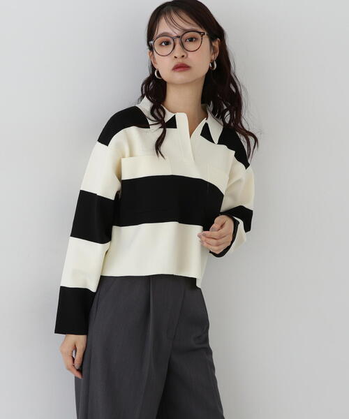 【定価38,500円】DIESEL ワイドボーダー ニット Sサイズ N.Natural Beauty Basic ニット セーター ワイドボーダーニット