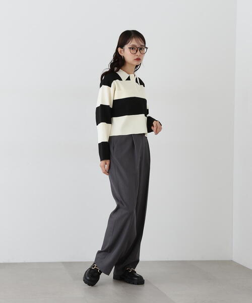 【定価38,500円】DIESEL ワイドボーダー ニット Sサイズ N.Natural Beauty Basic ニット セーター ワイドボーダーニット