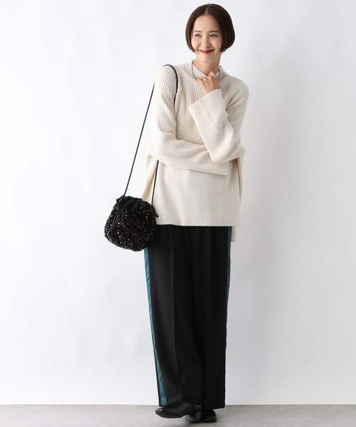 にぃ LEPSIM パンツ サイドラインパンツ 133644 レディース