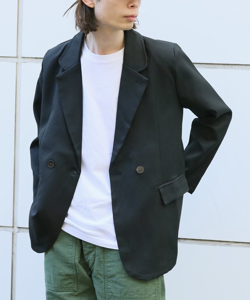 ブラック テーラードジャケット ダブルボタン ZARA ザラ テーラードジャケット ダブルボタン ブラック S