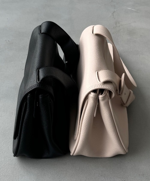 DFFUR. ショルダーバッグ バッグ エコレザー2WAYショルダーバッグ