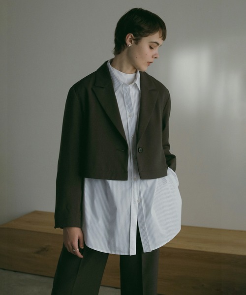 MANOF（マノフ） ジャケット テーラードジャケット 2WAY ZIP JACKET
