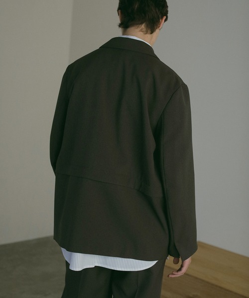 MANOF（マノフ） ジャケット テーラードジャケット 2WAY ZIP JACKET