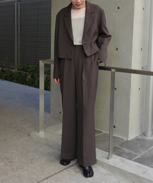 MANOF（マノフ） ジャケット テーラードジャケット 2WAY ZIP JACKET