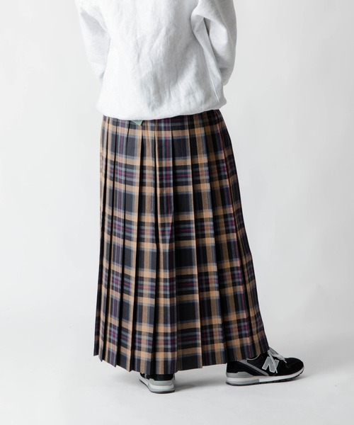 【未使用品】オニールオブダブリン プリーツスカート サイズ10 ブラウン系 O'NEIL of DUBLIN（オニールオブダブリン） プリーツスカート 10