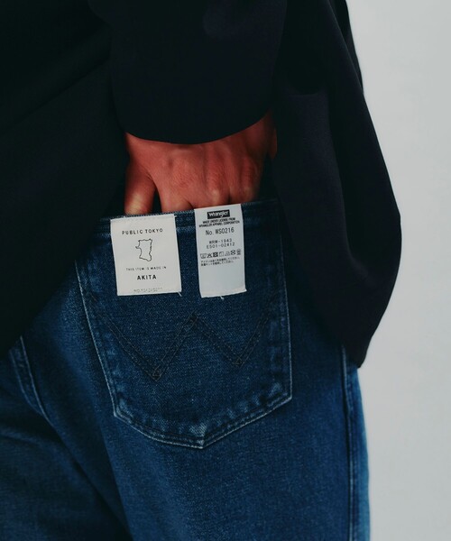 PUBLIC TOKYO（パブリックトウキョウ） ジーンズ × Wrangler」ROPELOGO