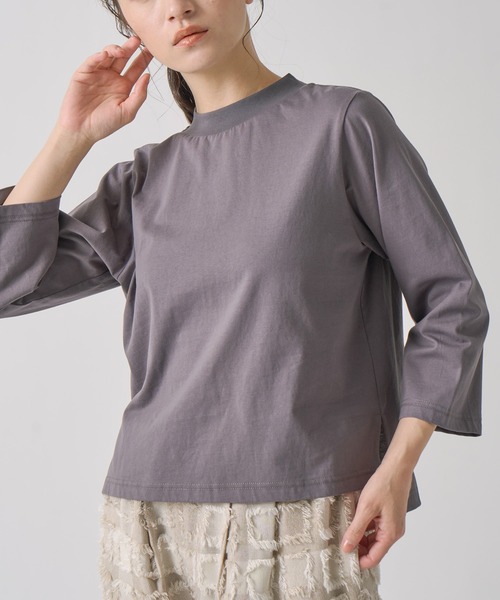 tシャツ 「KELEN / ケレン」 タートルネックレーストップス AIRE レディース Kelen ケレン トップス レディース KELEN SANE LAYERED DESIGN
