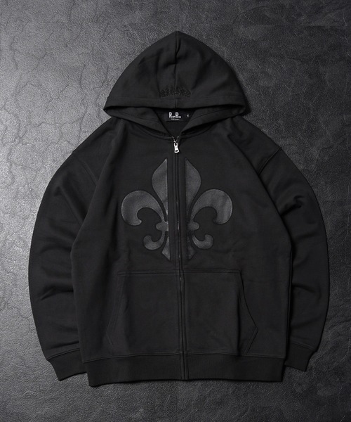 CHRONOIZM ジップパーカーL  黒 ANORAK HOODIE<BLACK> | CHRONOIZM