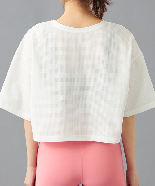 Chacott tシャツ ドライメッシュクロップドTシャツ レディース