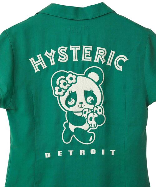 HYSTERIC GLAMOUR ボーリングシャツ SPOOK SHOW刺繍 ボーリングシャツ|HYSTERIC GLAMOUR WOMEN