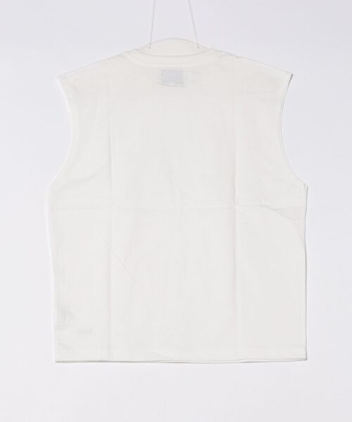 ホワイト ノースリーブ タンクトップ Lee タンクトップ Lee/リー ノースリーブTシャツ メンズ