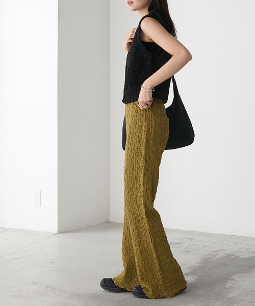 forksy. ベスト ジレ 「forksy.」ペーパーヤーン サマーニットベスト