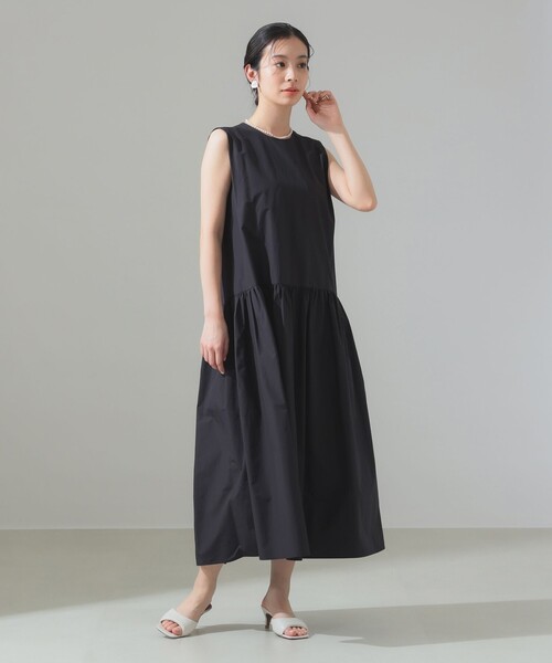 Demi-Luxe BEAMS ワンピース タック ティアード ワンピース