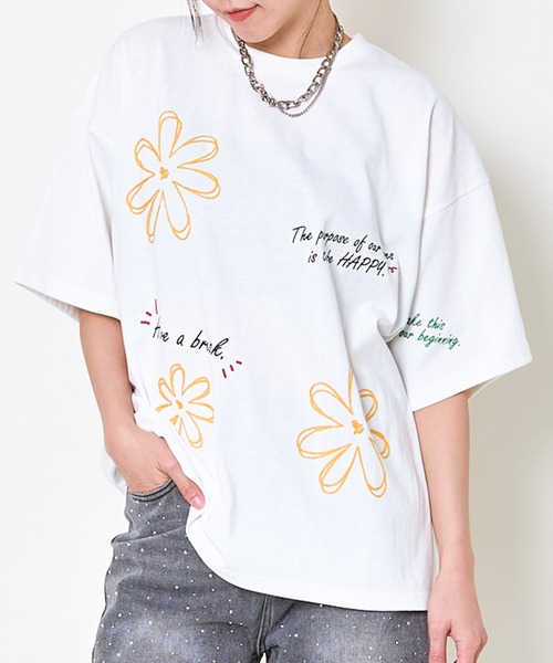 RockOnSocialClub刺繍Tシャツ￥8,011.-→￥7,511.- Amazon.co.jp: ロックオンソーシャルクラブ ロゴ刺繍Tシャツ XL