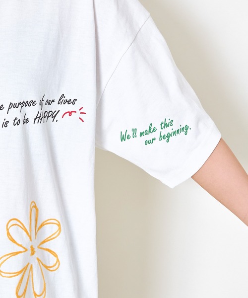tシャツ チェーン刺繍Tシャツ レディース tシャツ チェーン刺繍落書きTシャツ レディース : ZOZOTOWN