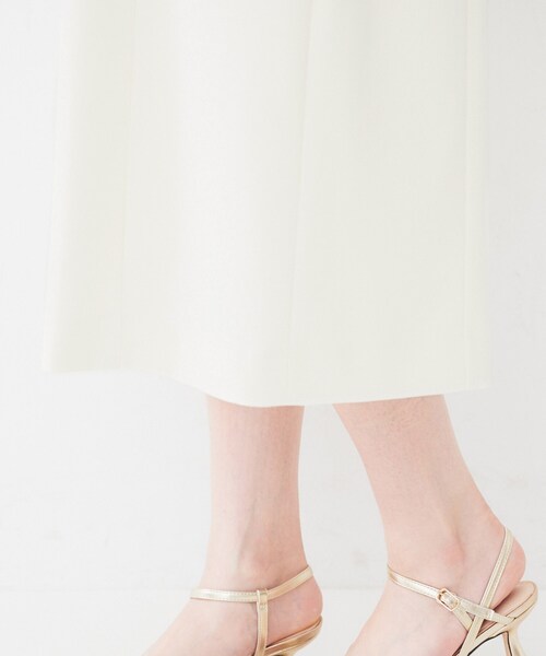 2690A美品アンタイトル　アシメネックワンピース 定価2.6万円 UNTITLED（アンタイトル） ワンピース 「きれいめ/上品/夏ワンピ