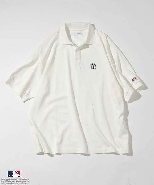 MLB ポロシャツ 半袖 FREAK'S STORE/フリークスストア ワンポイント