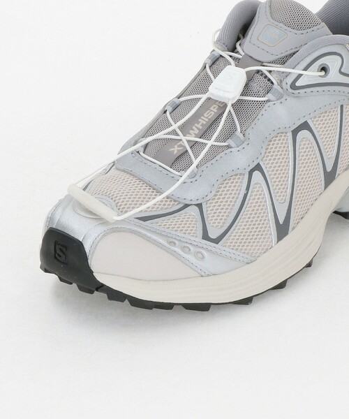 【関税込み】Salomon シルバー＆ベージュ XT-Whisper スニーカー Salomon: Silver & Beige XT-Whisper Sneakers | SSENSE