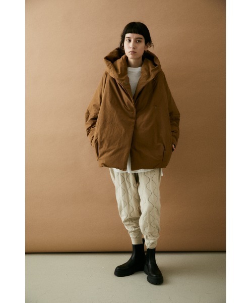 「BLACK BY MOUSSY」 ダウンジャケット 1 キャメル レディース_画像2