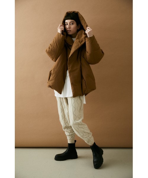 「BLACK BY MOUSSY」 ダウンジャケット 1 キャメル レディース_画像3