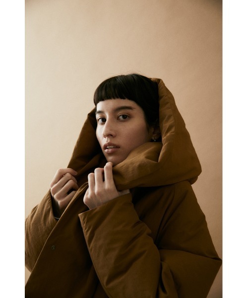 「BLACK BY MOUSSY」 ダウンジャケット 1 キャメル レディース_画像4