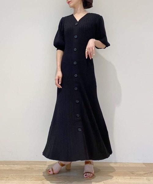 SNIDEL 「SNIDEL」 ニットワンピース FREE ブルー レディース