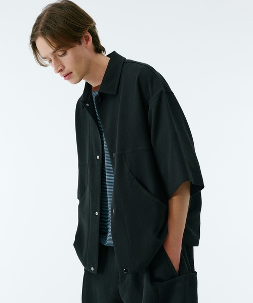 PUBLIC TOKYO 黒シャツ サイズ02 PUBLIC TOKYO 「PUBLIC TOKYO」 長袖シャツ 2 ブラック メンズ