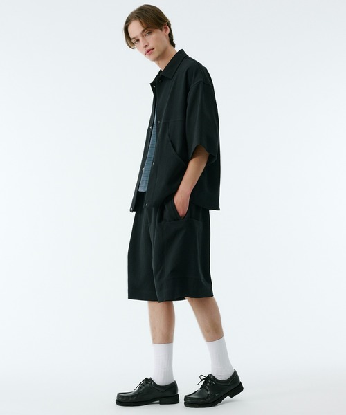 PUBLIC TOKYO シャツ ハイコンフォートショートリラックスシャツ