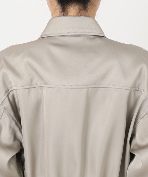「NOBLE」 長袖シャツ - グリーン レディース NOBLE 「NOBLE」 長袖シャツ 38 グリーン レディース : ZOZOTOWN